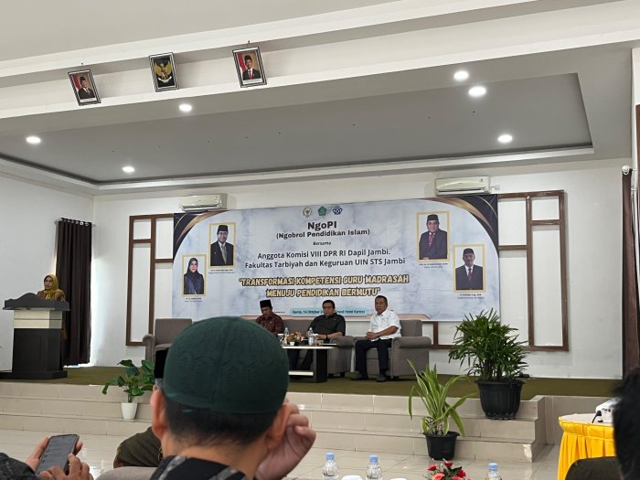 Guru MIN 4 Kerinci Ikuti Kegiatan Ngobrol Pendidikan Islam Bersama Komisi VIII DPR RI Dapil Jambi,FTIK UIN STS Jambi