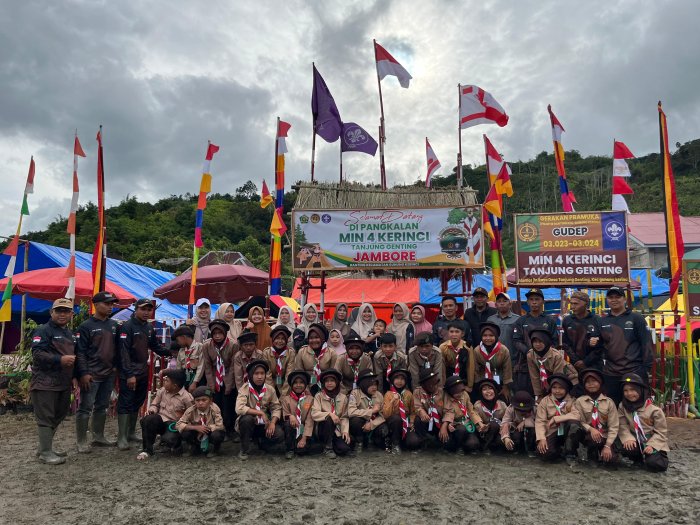 MIN 4 Kerinci Ikuti Jambore Ranting Gunung Kerinci 2025