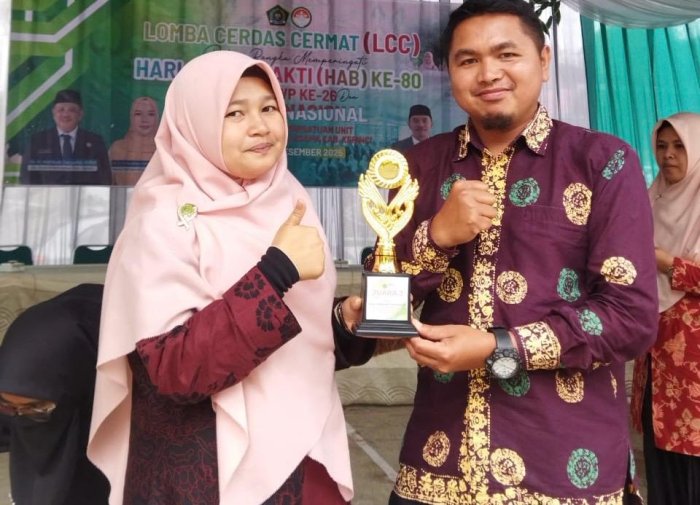 MIN 4 Kerinci Raih Juara 3 pada Ajang Cerdas Cermat DWP Kemenag Kabupaten Kerinci Tahun 2025
