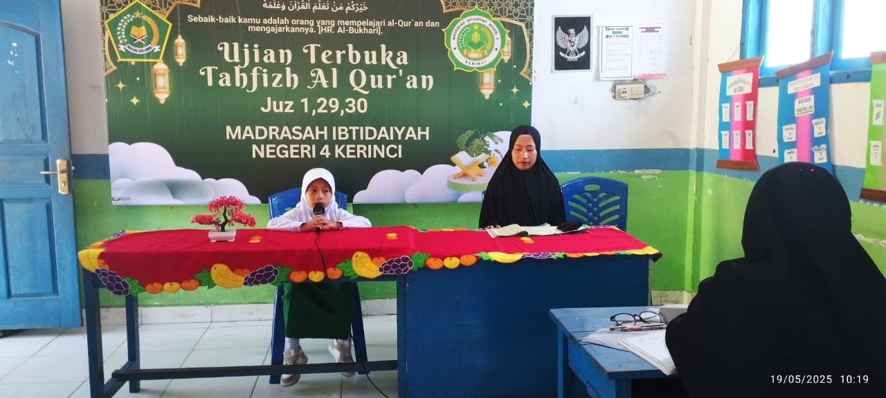 MASYA ALLAH MIN 4 KERINCI BERHASIL LAKSANAKAN UJIAN TERBUKA TAHFIDZ DENGAN MENGHADIRKAN ORANG TUA MURID DAN BEGINI RESPON ORANG TUANYA 