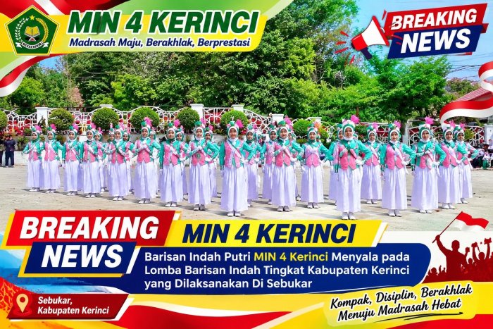 Barisan Indah Putri MIN 4 Kerinci Menyala di Ajang Tingkat Kabupaten Barisan Indah Putri MIN 4 Kerinci Menyala di Ajang Tingkat Kabupaten