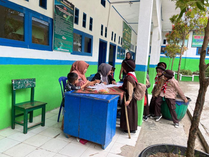 REGISTRASI MABIT MIN 4 Kerinci Berlangsung Dengan Tertib dan lancar