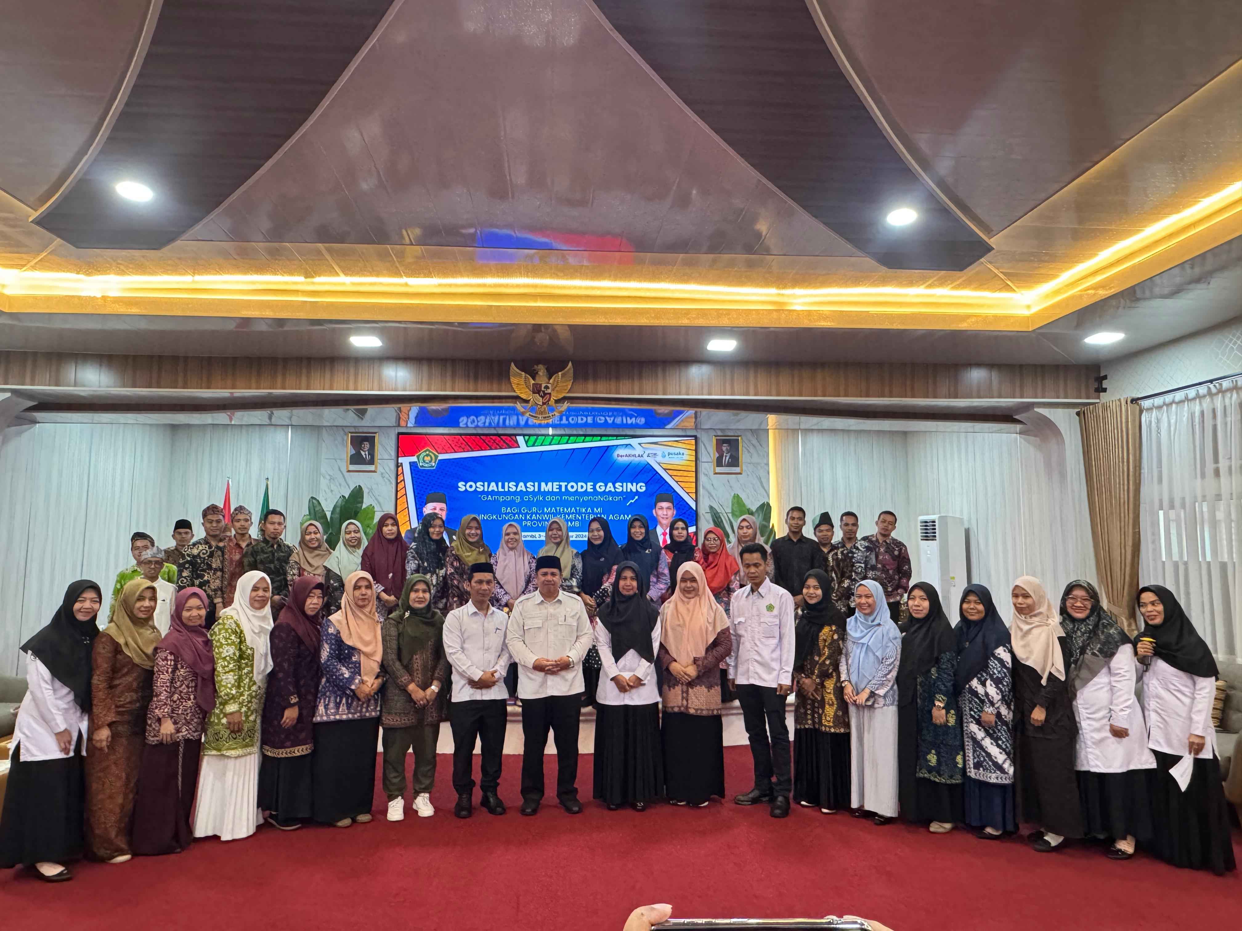 Luar Biasa, Salah Satu Guru Matematika MIN 4 Kerinci Ikut Serta Sosialisasi Metode Gasing Pada Pembelajaran Matematika Tingkat Provinsi Jambi Tahun 2024